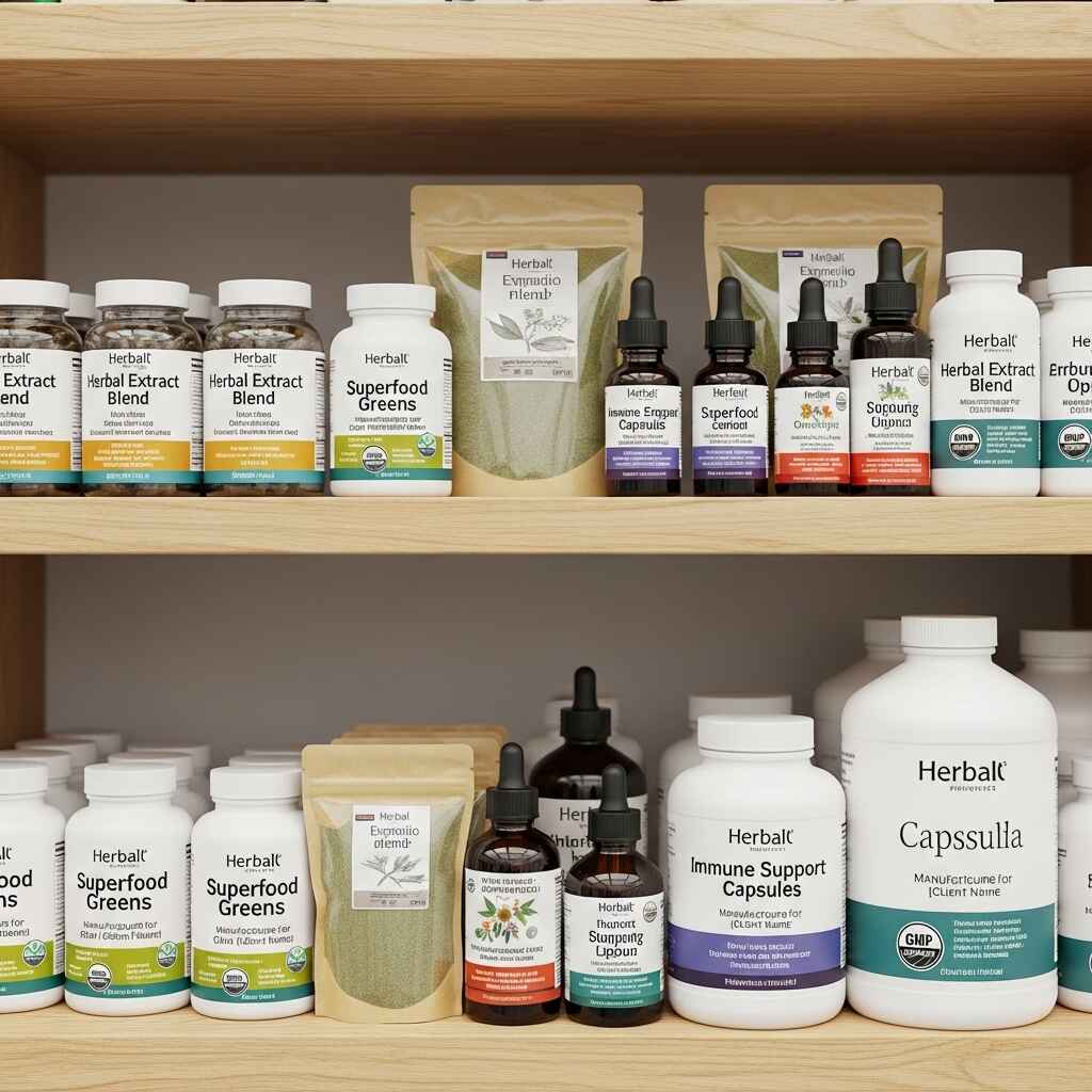 Fornitura di prodotti erboristici personalizzati per i produttori OEM 4