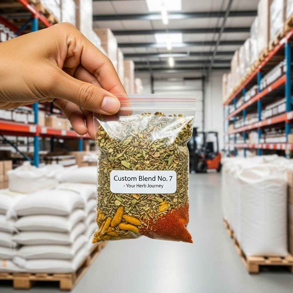 Niestandardowe pozyskiwanie ziół dla zamówień produkcyjnych OEM 1