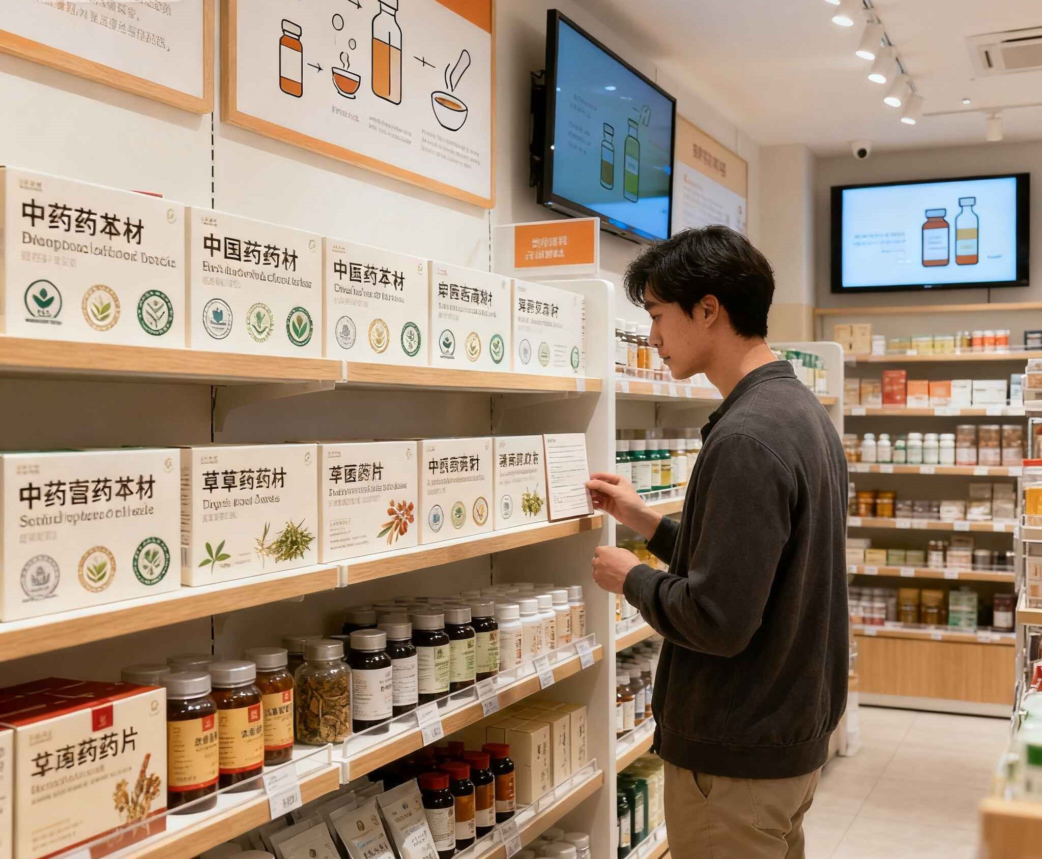 I farmaci cinesi a base di erbe nell'etichettatura e nell'educazione della vendita al dettaglio occidentale 3