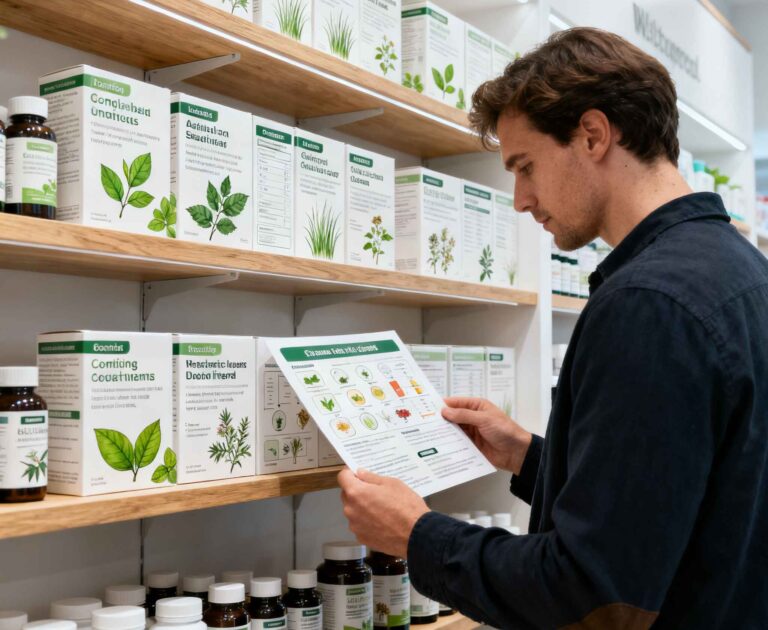 Medicamentos chinos a base de plantas en el comercio minorista occidental Etiquetado y educación 4