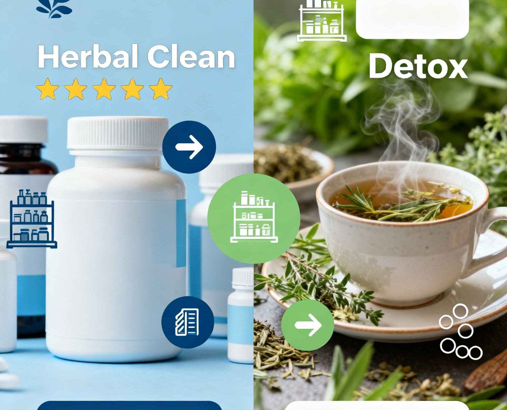 Herbal Clean vs. thés de désintoxication : Assortiment, retours et commentaires 3 Herbal Clean vs. Detox Teas Assortment Retours et commentaires 4