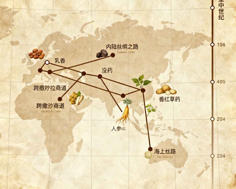 Rutas comerciales históricas Breve historia del comercio de plantas medicinales 3