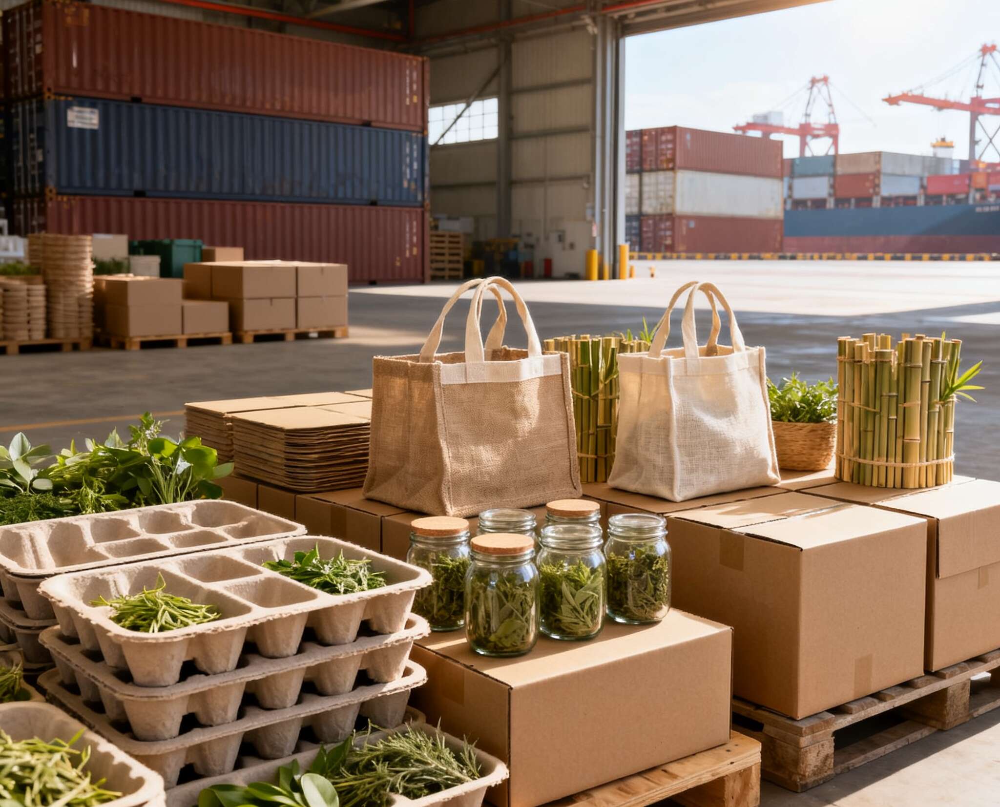 Soluciones de envasado ecológicas para la exportación de hierbas 2