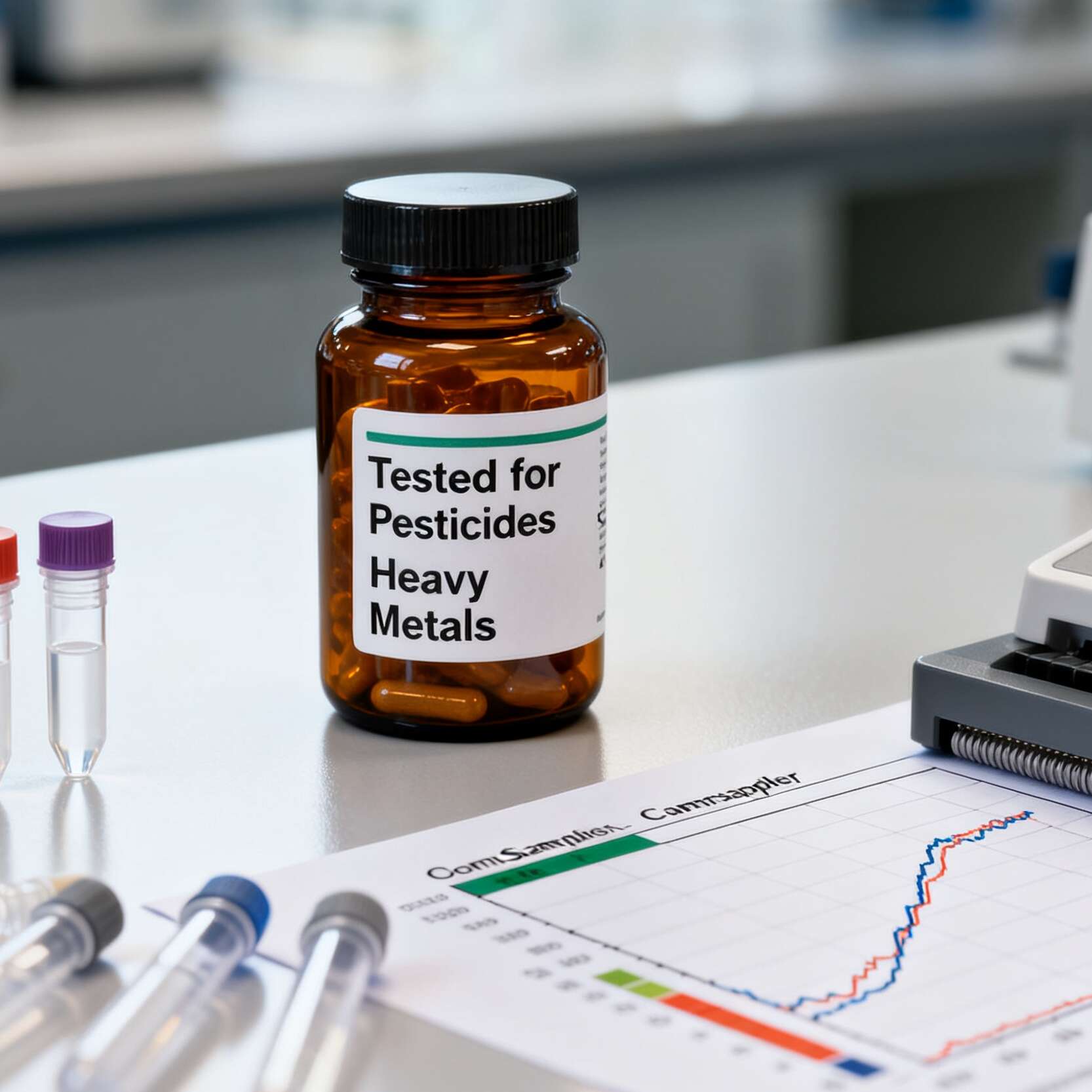 Bezpieczeństwo produktów ziołowych Badanie pestycydów i metali ciężkich 4