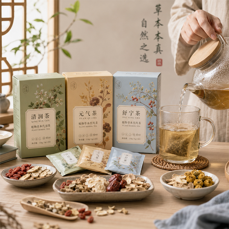중국 허브 티백